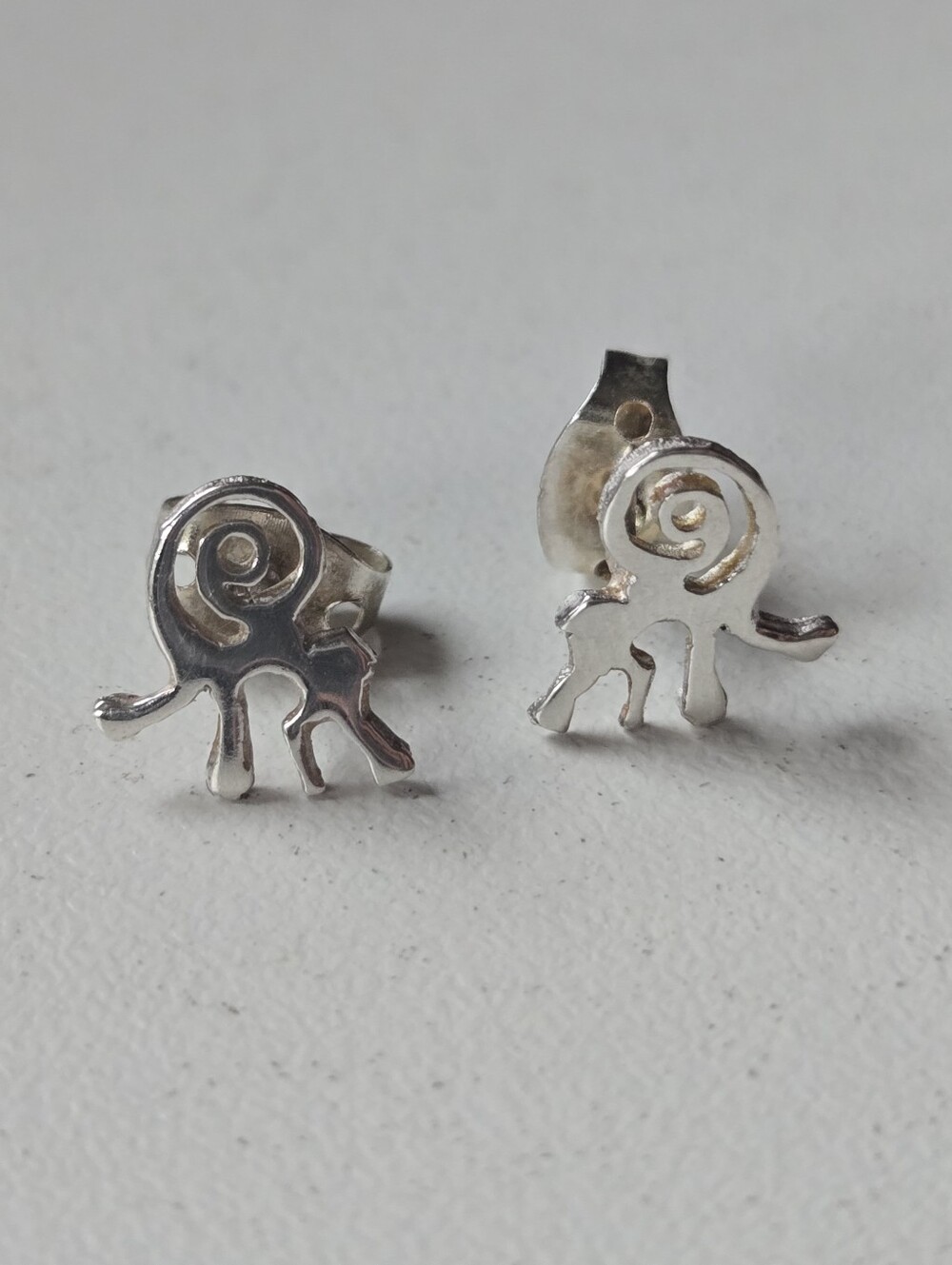 950 Silver Nazca Lines Earrings
